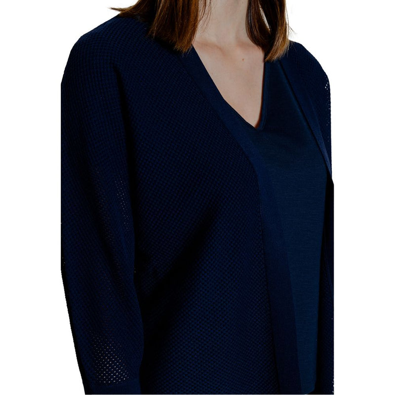 Blue Viscose Cardigan Street One