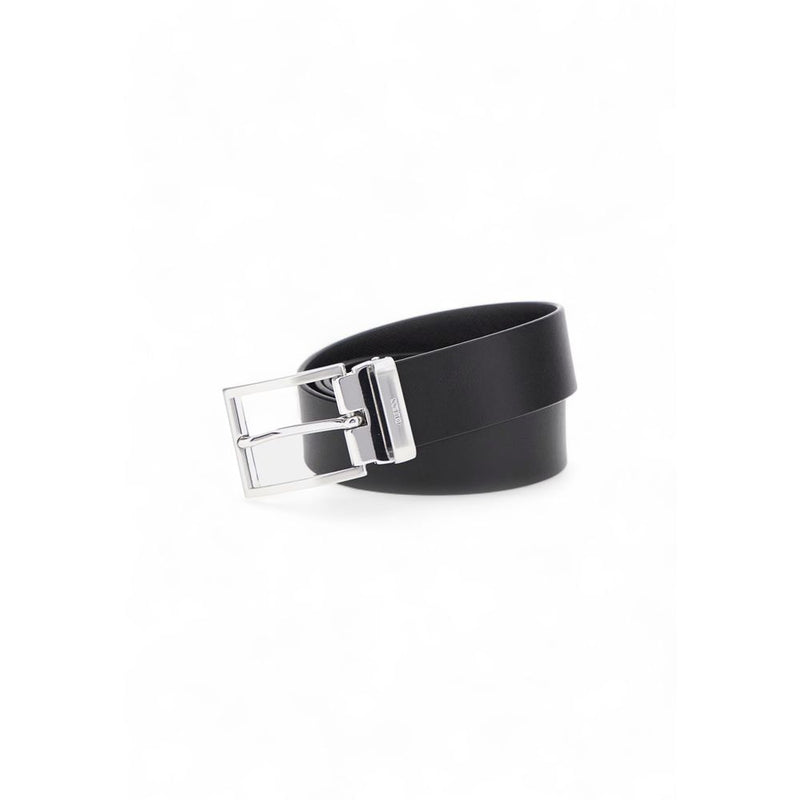 Black Leather Belt Guess