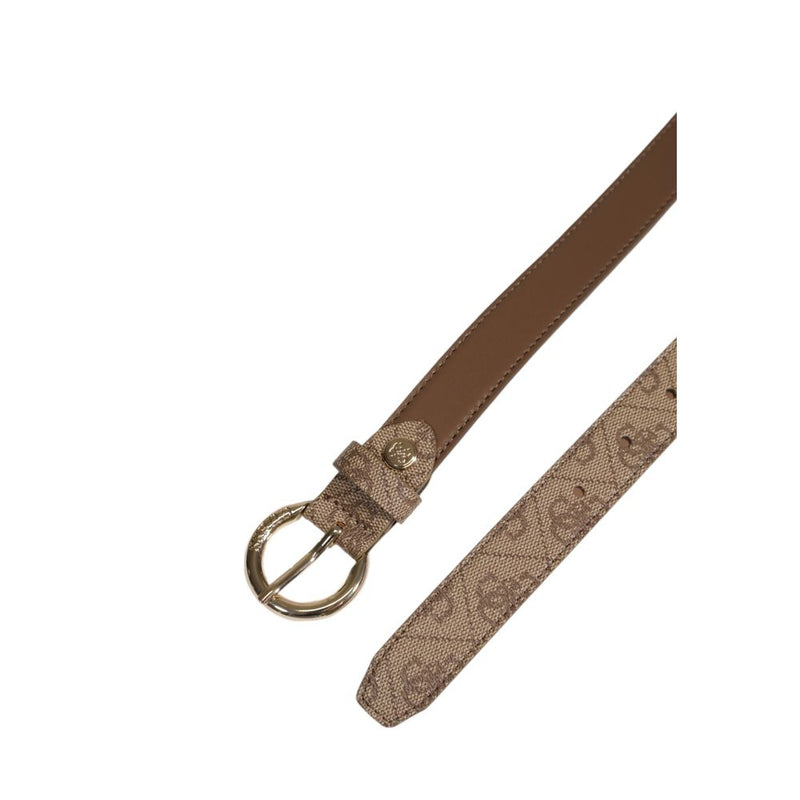 Brown Polyester Belt Guess