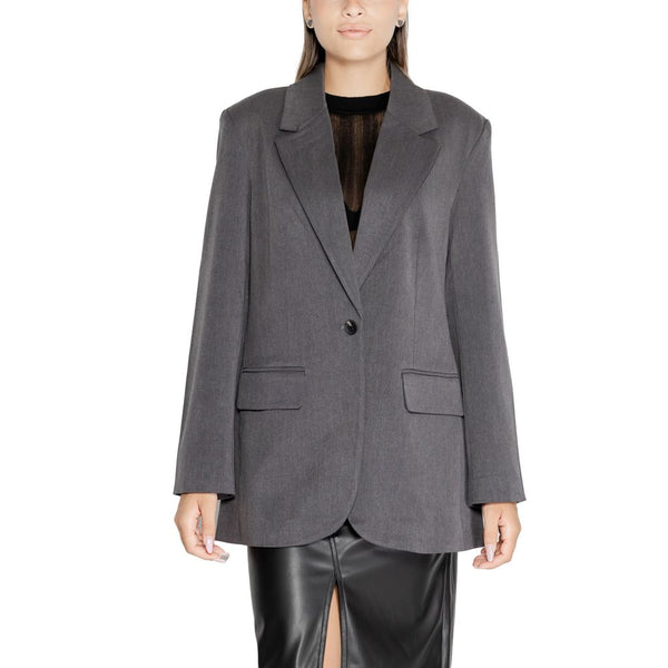 Gray Recycled Polyester Suits & Blazer Only