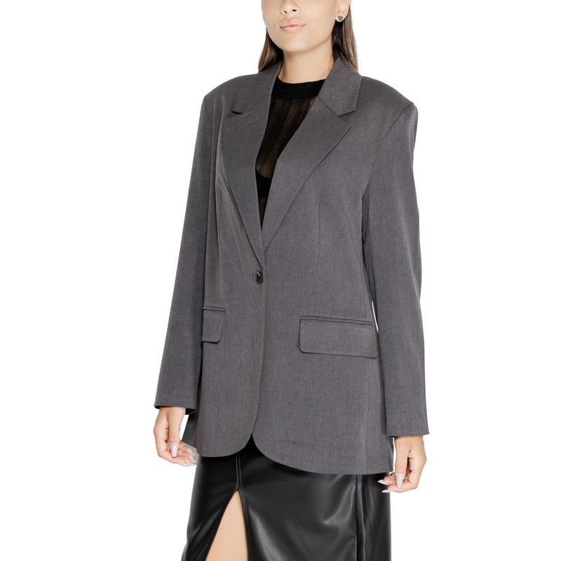 Gray Recycled Polyester Suits & Blazer Only