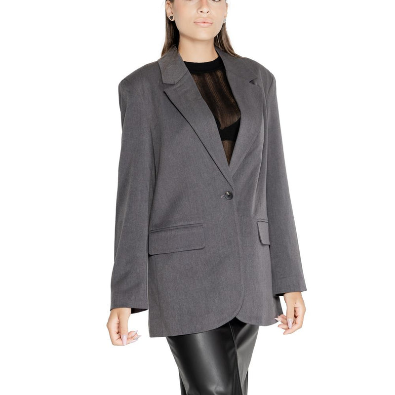 Gray Recycled Polyester Suits & Blazer Only