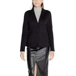 Black Viscose Suits & Blazer Street One