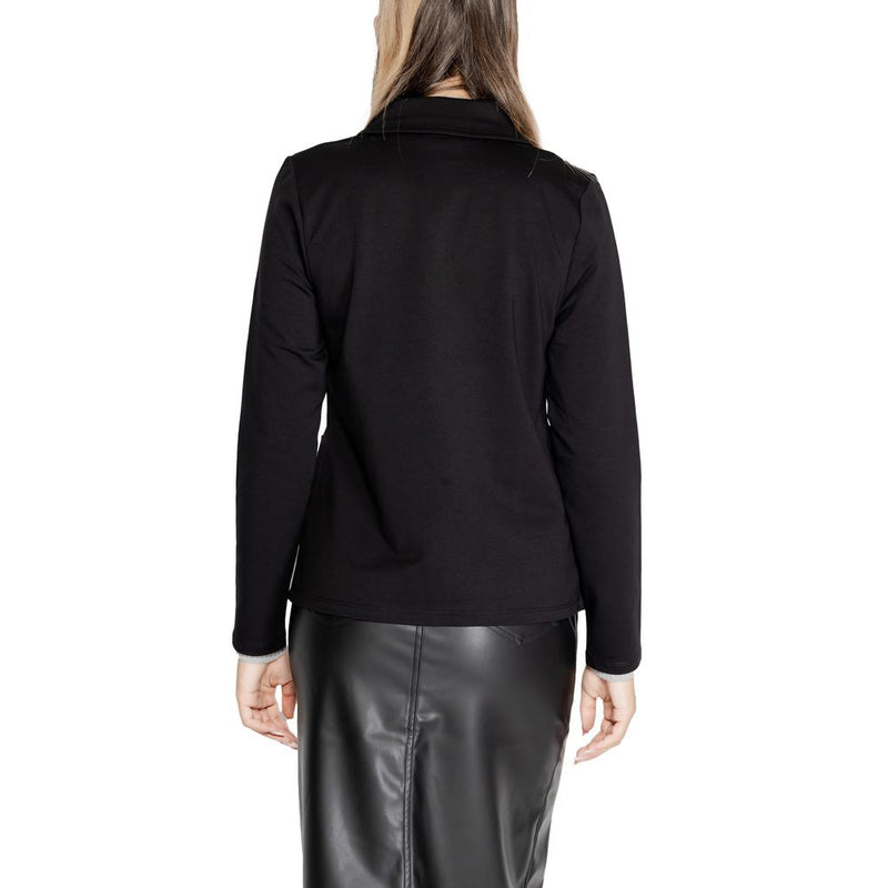 Black Viscose Suits & Blazer Street One