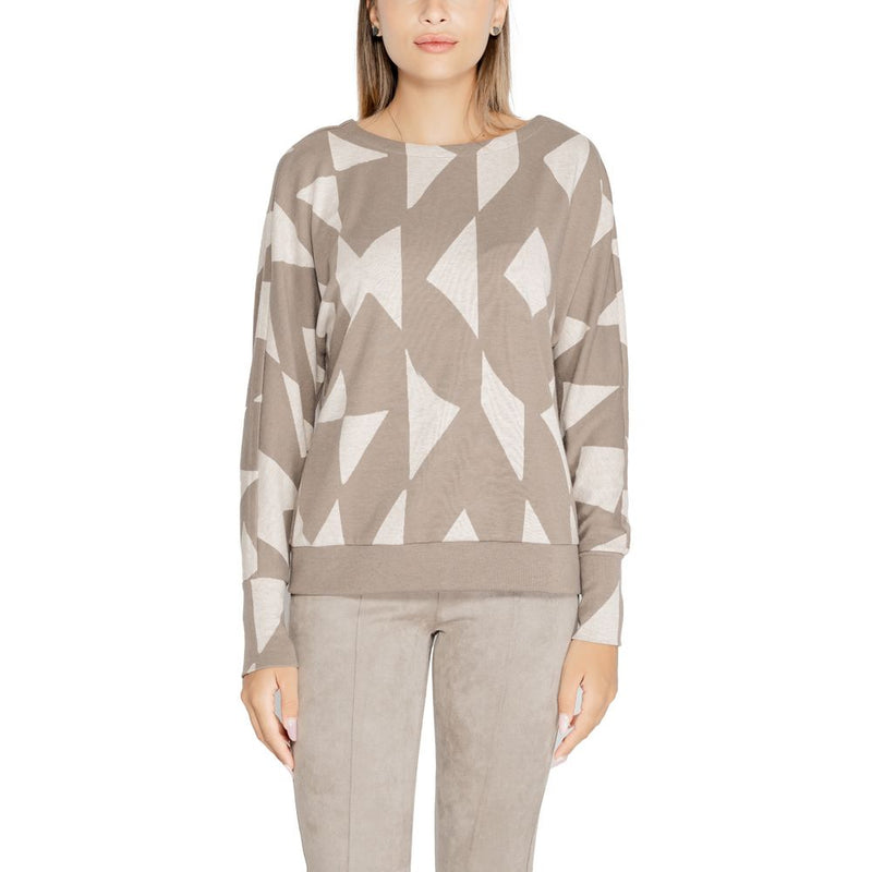 Brown Polyester Tops & T-Shirt Street One
