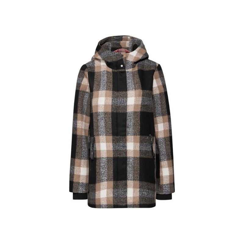 Beige Polyester Jackets & Coat Street One