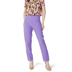 Purple Polyester Jeans & Pant Only