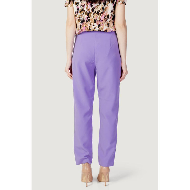 Purple Polyester Jeans & Pant Only