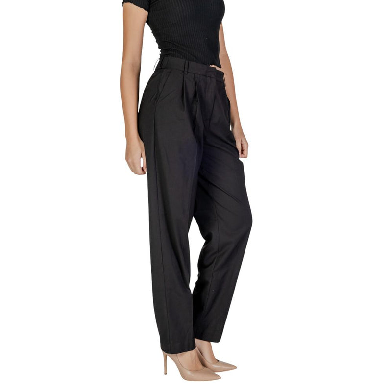 Black Polyester Jeans & Pant Vila Clothes