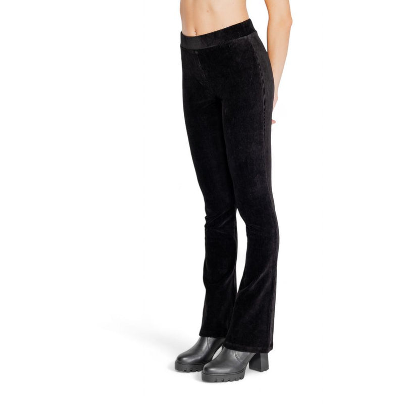 Black Cotton Jeans & Pant Street One