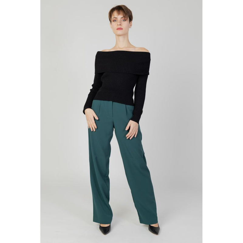 Green Recycled Polyester Jeans & Pant Vila Clothes