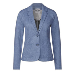 Blue Polyester Suits & Blazer Street One