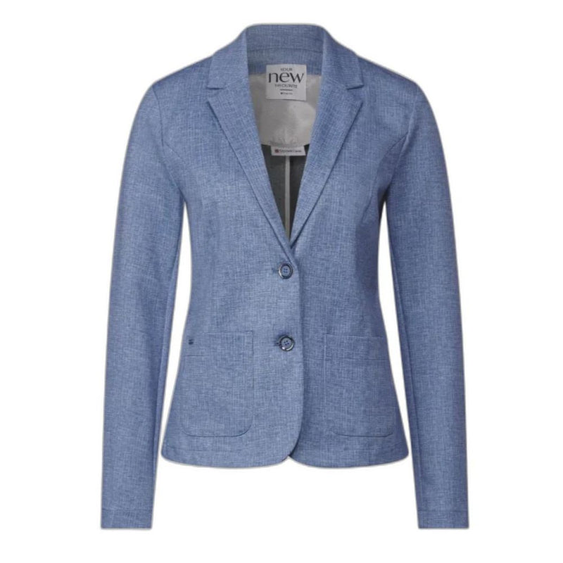 Blue Polyester Suits & Blazer Street One