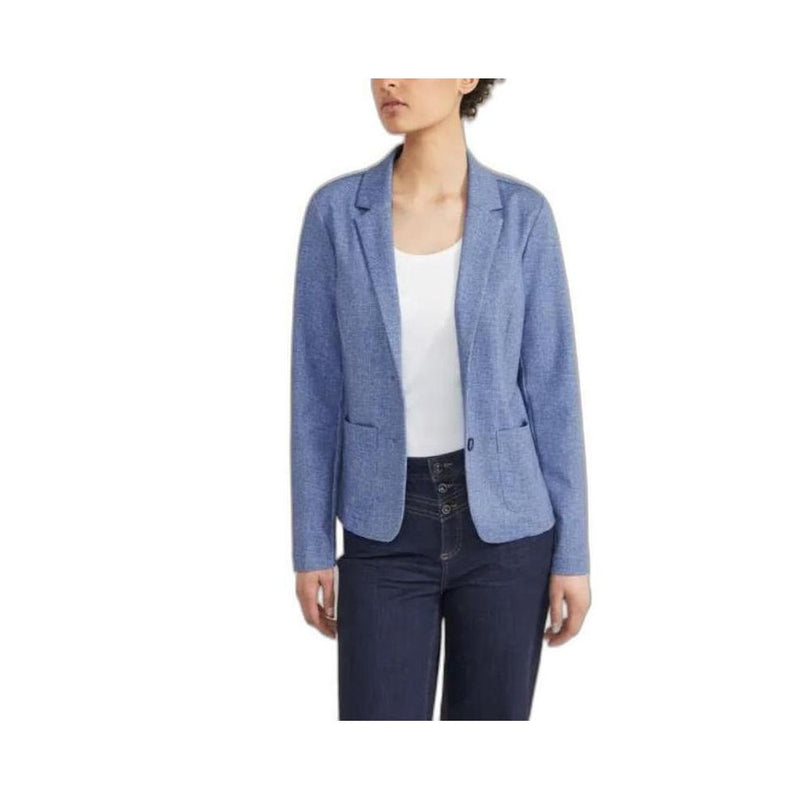 Blue Polyester Suits & Blazer Street One