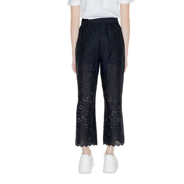 Black Viscose Jeans & Pant Morgan De Toi