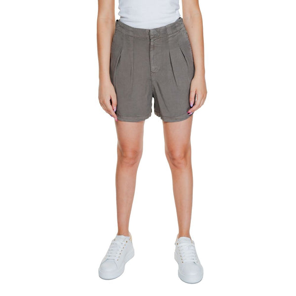 Gray Lyocell Short Vero Moda