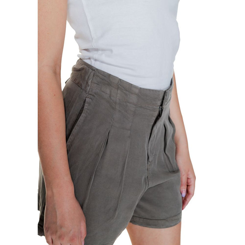 Gray Lyocell Short Vero Moda