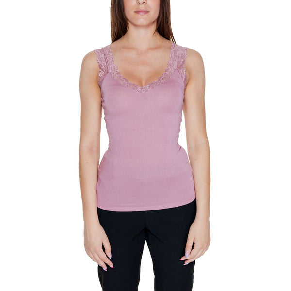 Pink Viscose Tops & T-Shirt Vero Moda