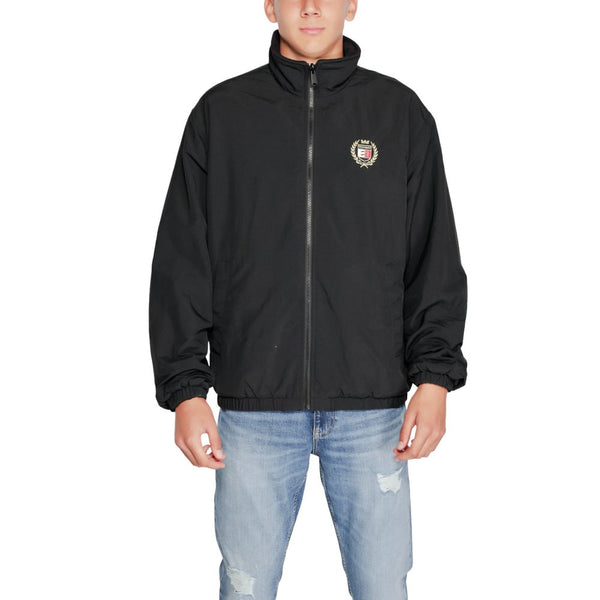 Black Recycled Polyester Jacket Tommy Hilfiger Jeans