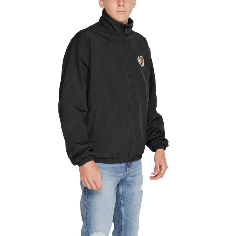 Black Recycled Polyester Jacket Tommy Hilfiger Jeans