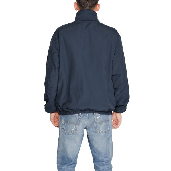Blue Recycled Polyester Jacket Tommy Hilfiger Jeans
