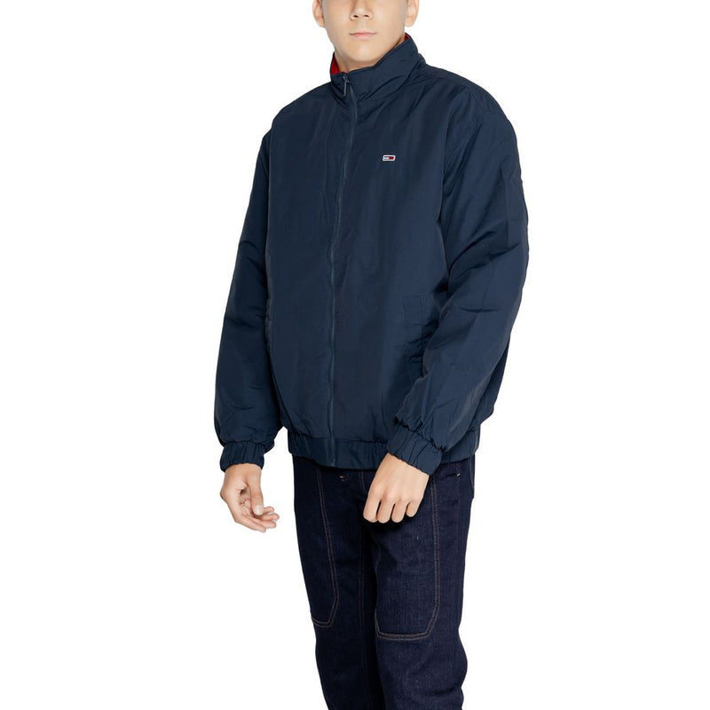 Blue Polyamide Jacket Tommy Hilfiger Jeans