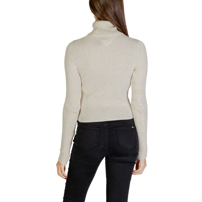 Beige Recycled Polyester Sweater Tommy Hilfiger Jeans