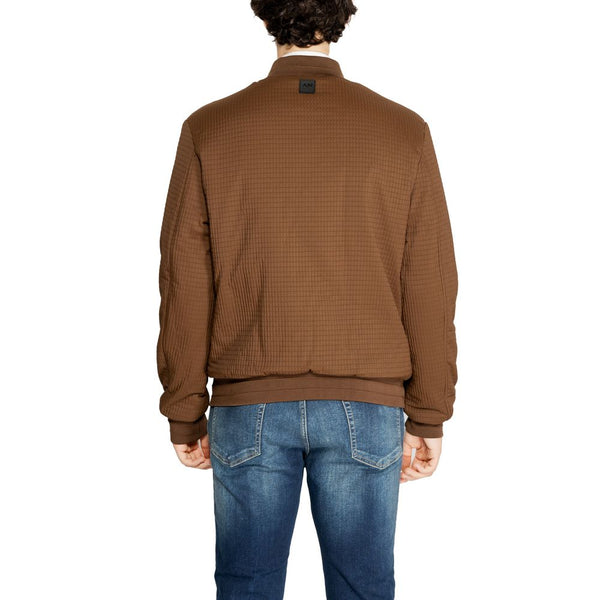 Brown Polyester Jacket Antony Morato