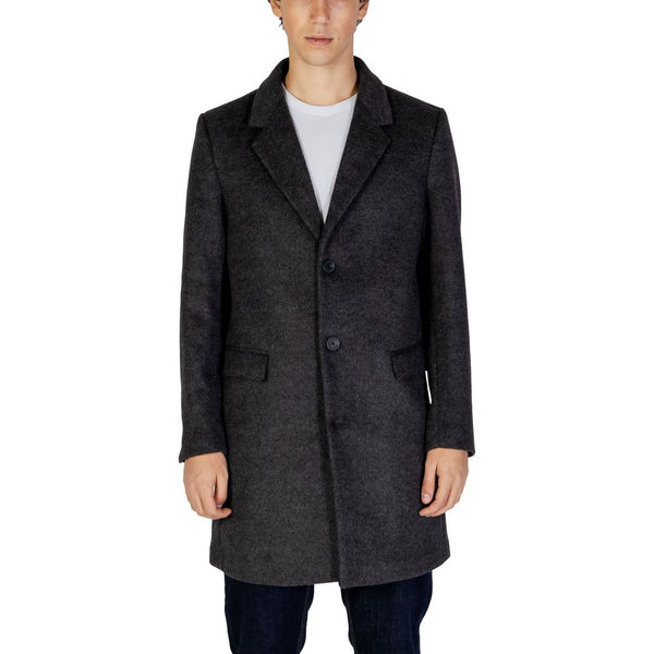 Gray Polyester Jacket Antony Morato