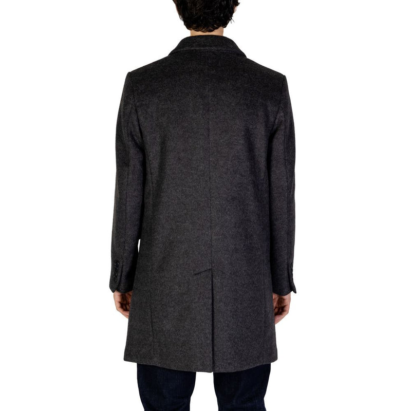 Gray Polyester Jacket Antony Morato
