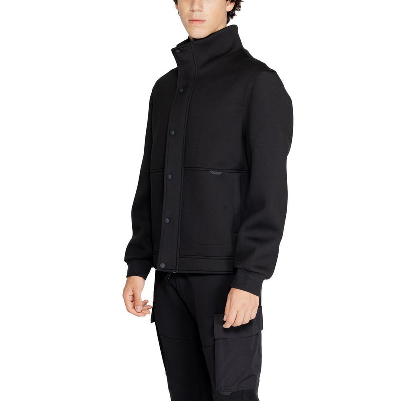 Black Polyester Jacket Antony Morato