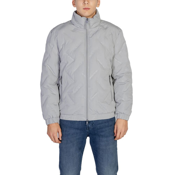 Gray Polyester Jacket Antony Morato
