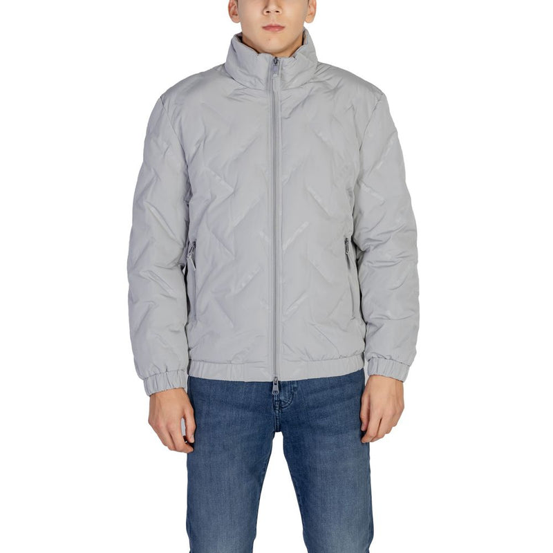 Gray Polyester Jacket Antony Morato
