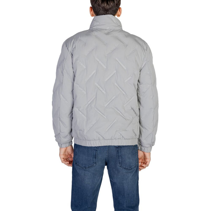 Gray Polyester Jacket Antony Morato