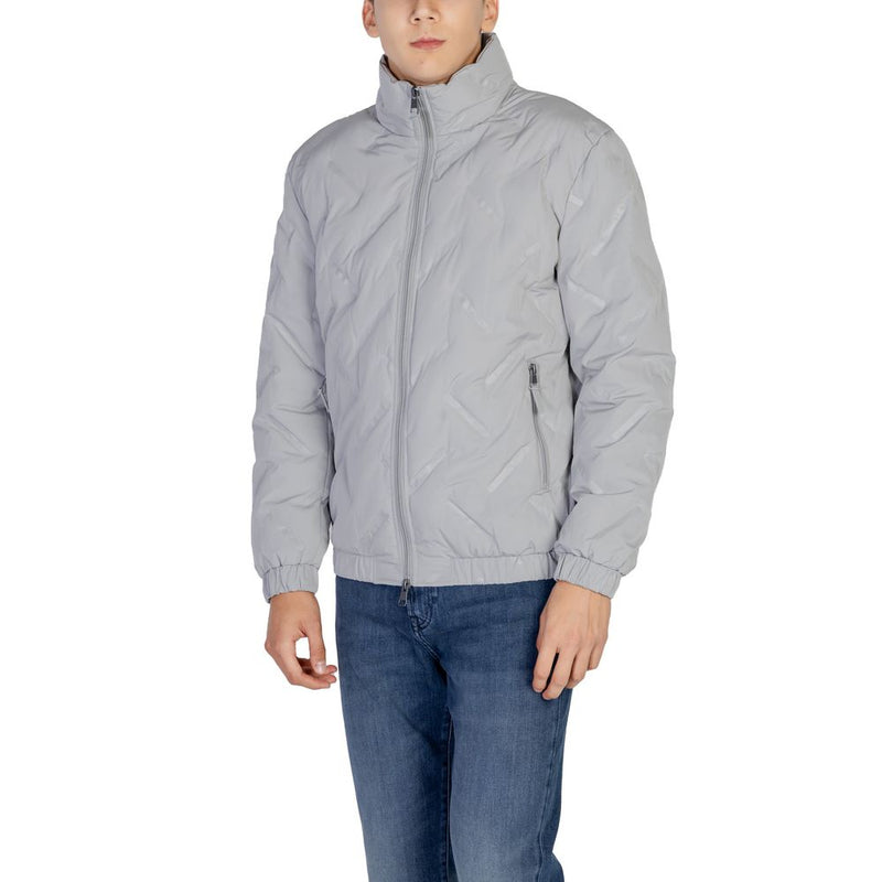 Gray Polyester Jacket Antony Morato