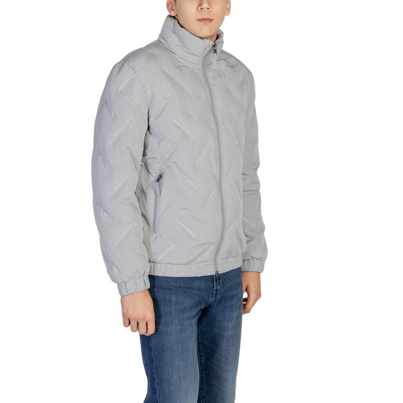 Gray Polyester Jacket Antony Morato