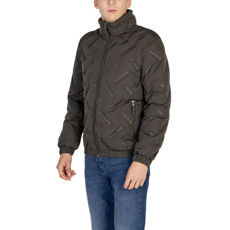 Green Polyester Jacket Antony Morato