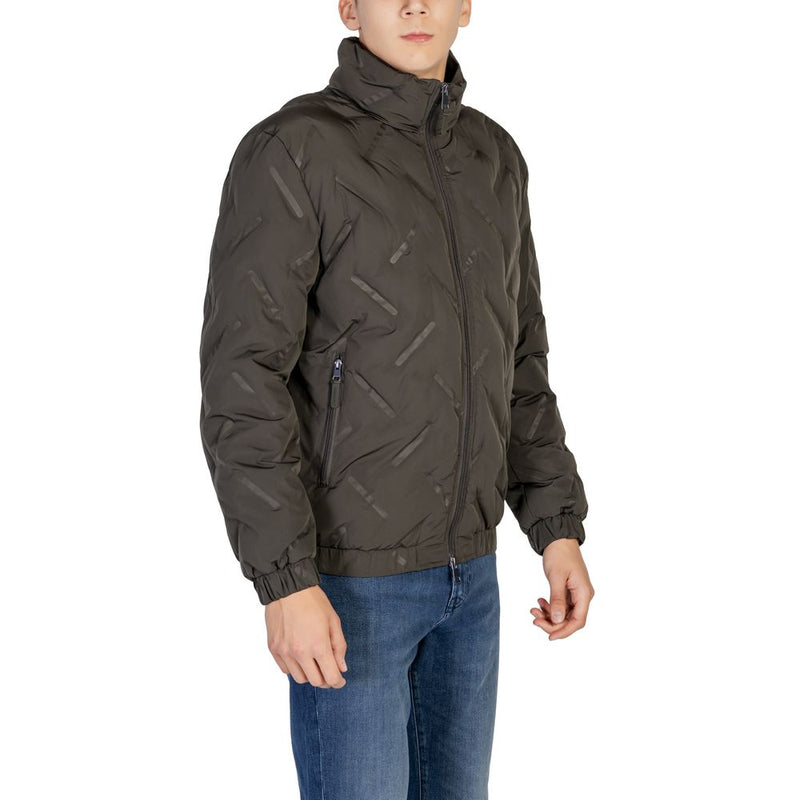 Green Polyester Jacket Antony Morato