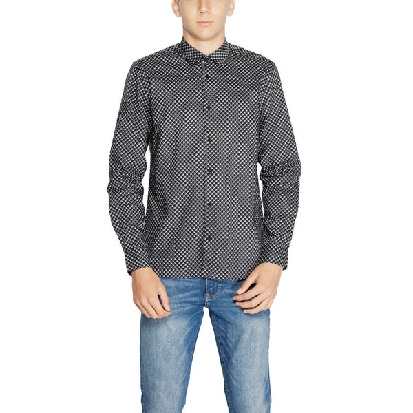 Gray Cotton Shirt Antony Morato