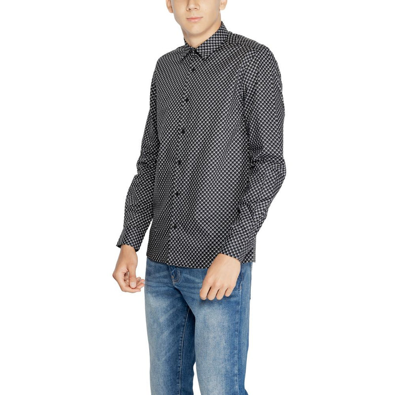 Gray Cotton Shirt Antony Morato