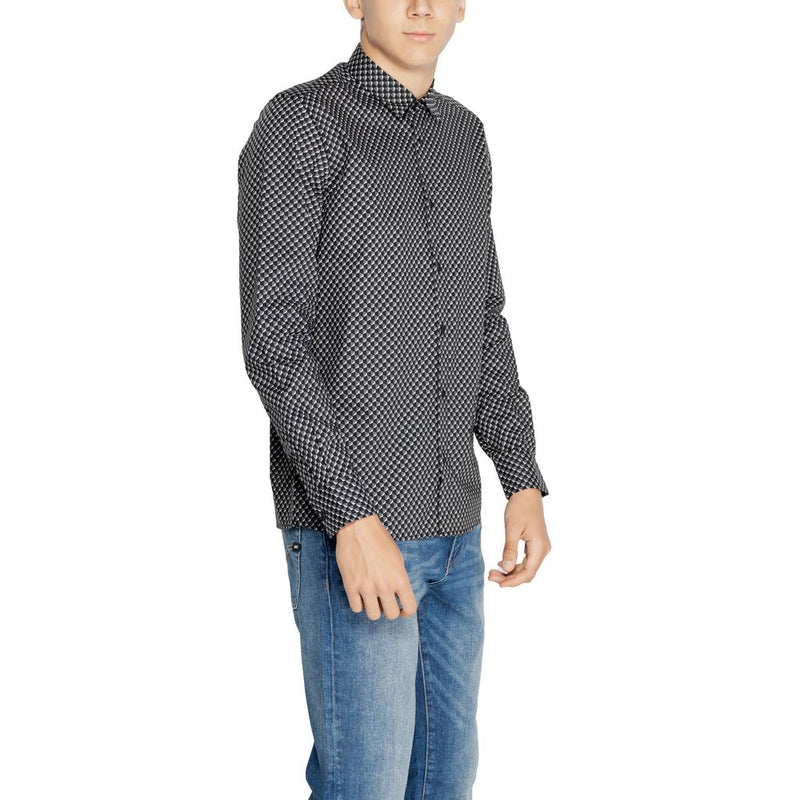 Gray Cotton Shirt Antony Morato