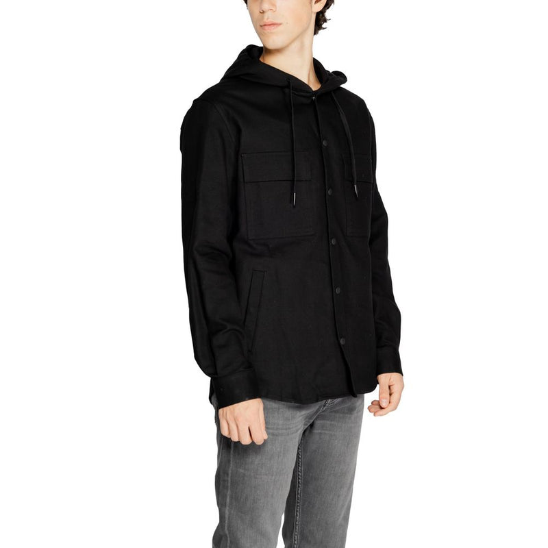 Black Cotton Shirt Antony Morato