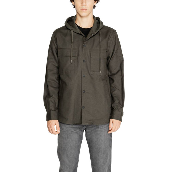 Green Cotton Shirt Antony Morato