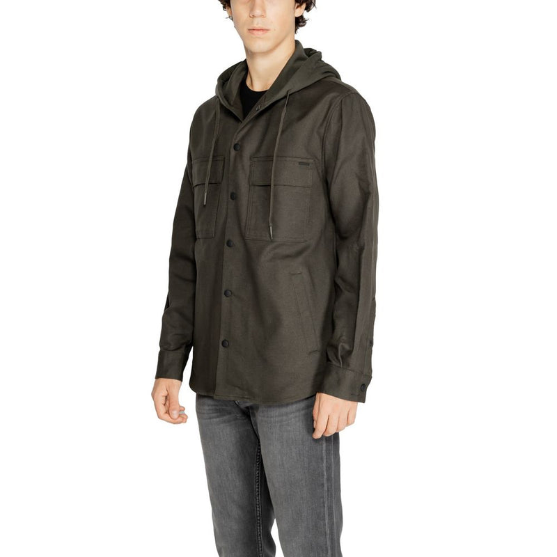 Green Cotton Shirt Antony Morato