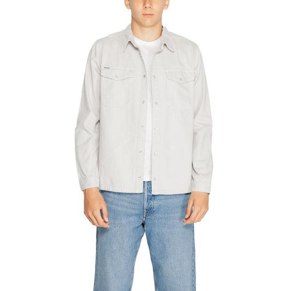 Gray Cotton Shirt Antony Morato