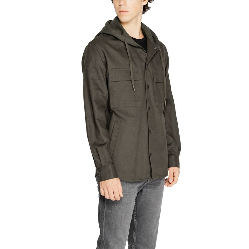 Green Cotton Shirt Antony Morato