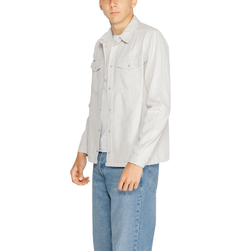 Gray Cotton Shirt Antony Morato