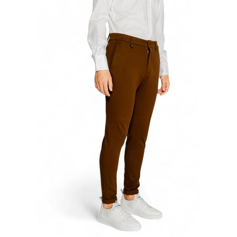 Brown Viscose Jeans & Pant Antony Morato