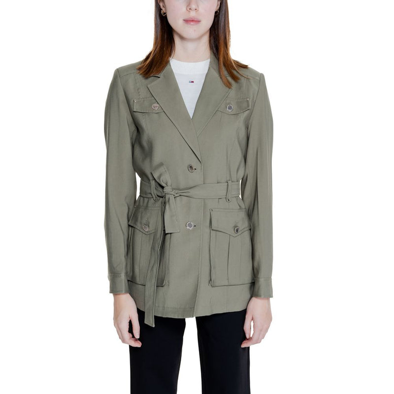 Green Viscose Suits & Blazer Morgan De Toi