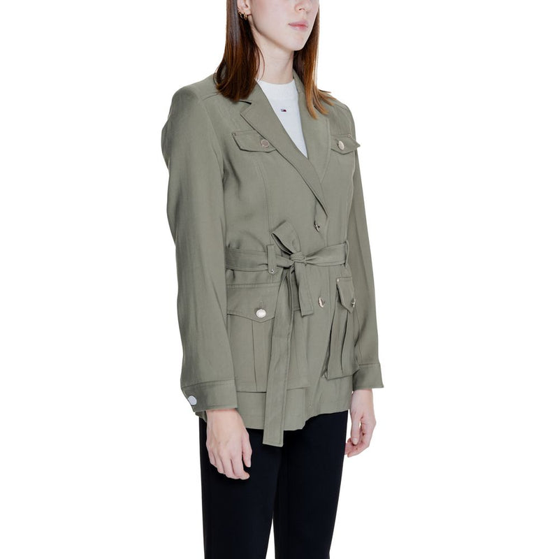 Green Viscose Suits & Blazer Morgan De Toi